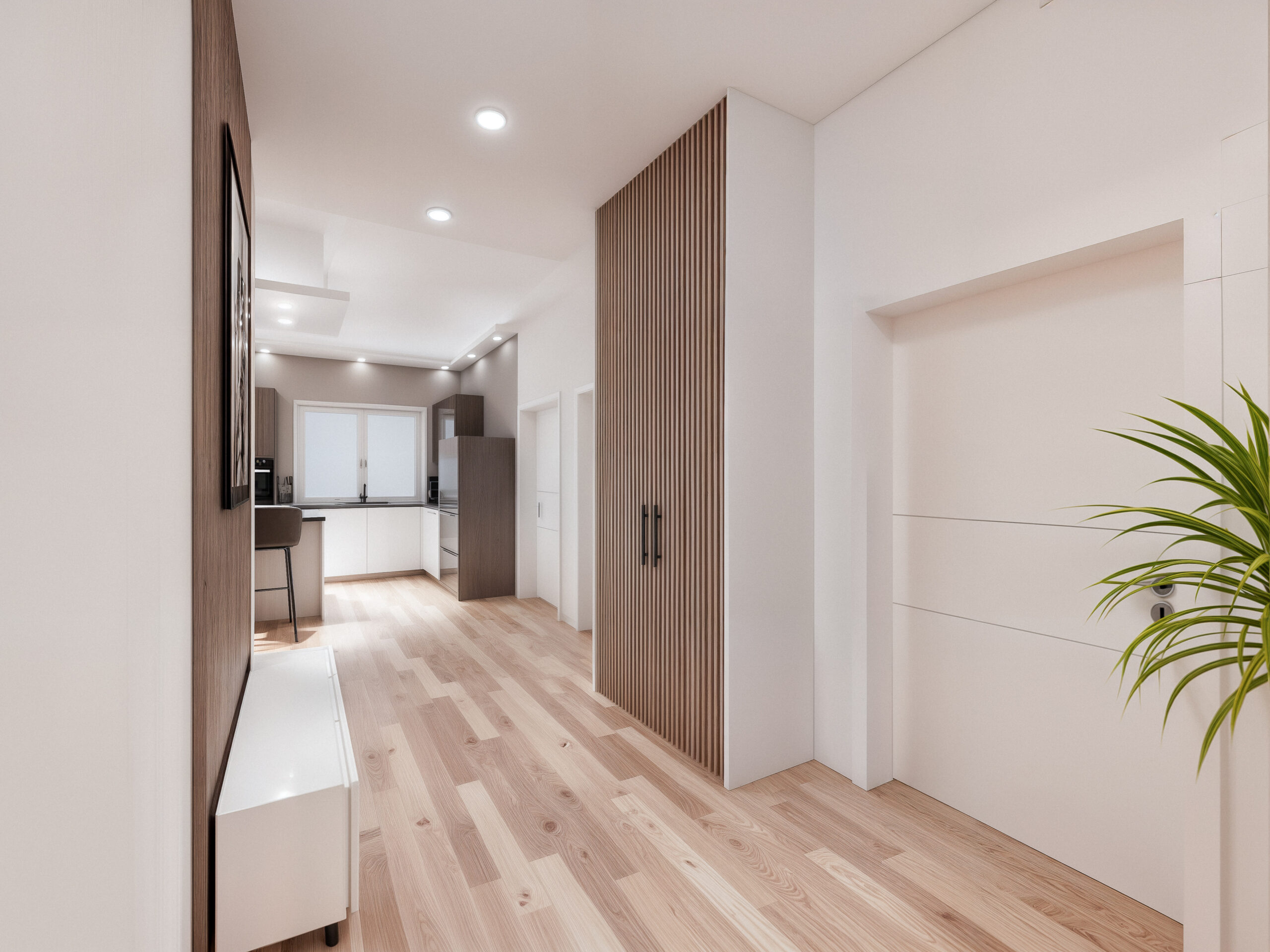 Visualisierung Flur Whg. 3